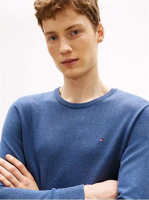 essential ssnl cotton crew neck TOMMY HILFIGER | MW0MW39999DVI